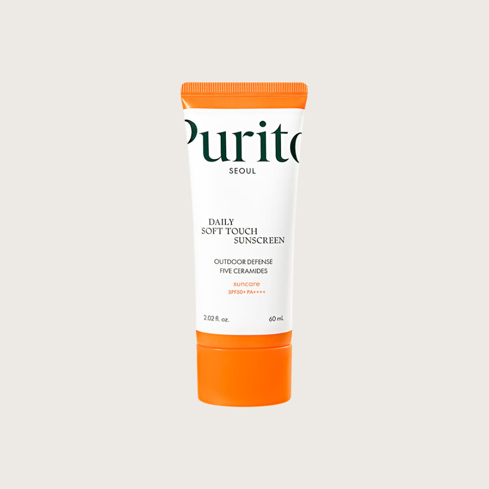 PURITO SEOUL Daily Soft Touch Sunscreen SPF50+ PA++++ 60ml Lightweight Moisturizing UV Protection