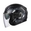 Мотоциклетный шлем OGK KABUTO Jet EXCEED DARKNESS Black Gunmetal (Размер M)