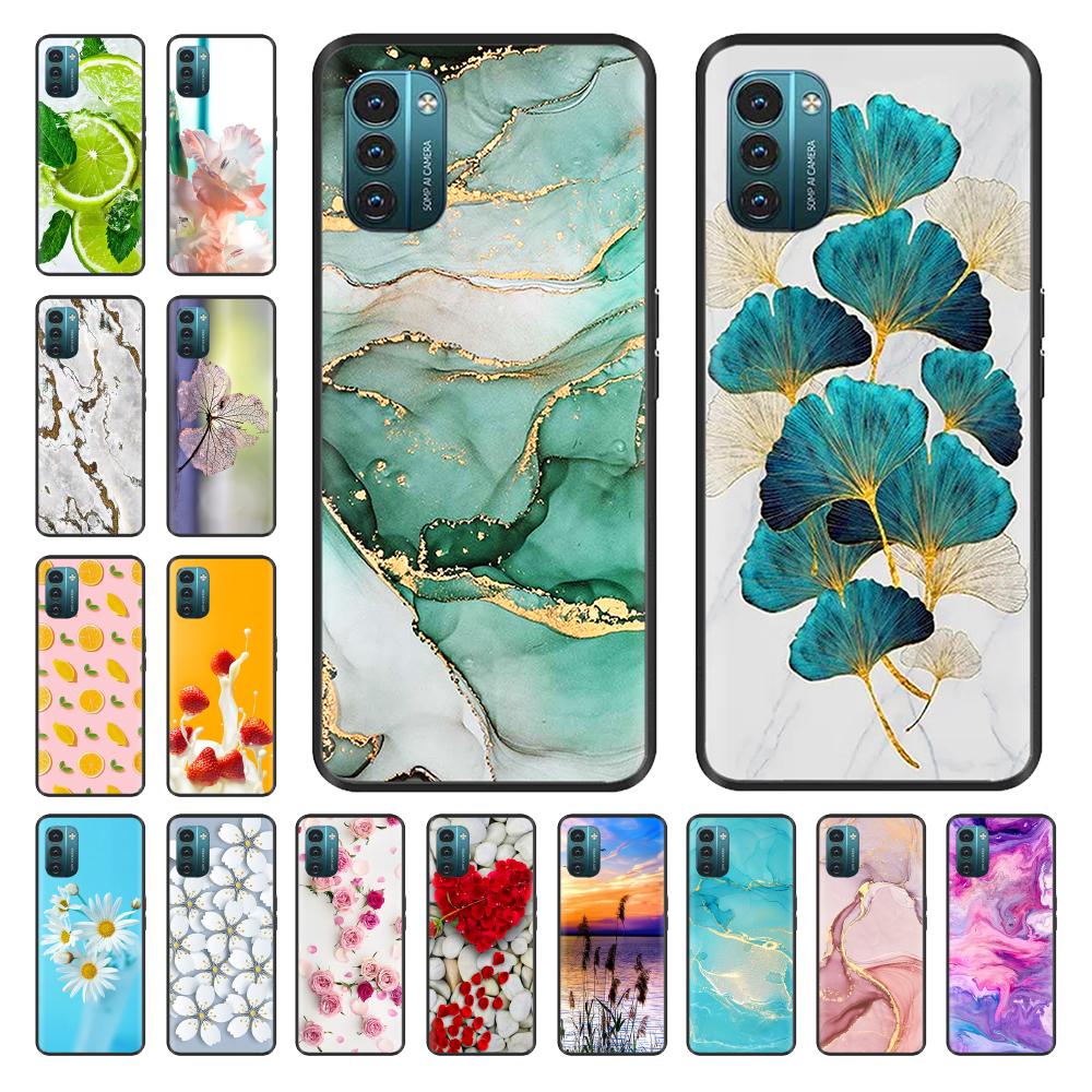 For Nokia G60 5G Case Painted Black TPU Silicone Soft Phone Cover for Nokia G60 Back Cases Bumper Shockproof Shell Cover Carcasa