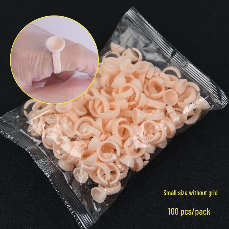 Silicone Finger Ring for Tattoo Ink & Eyelash Glue