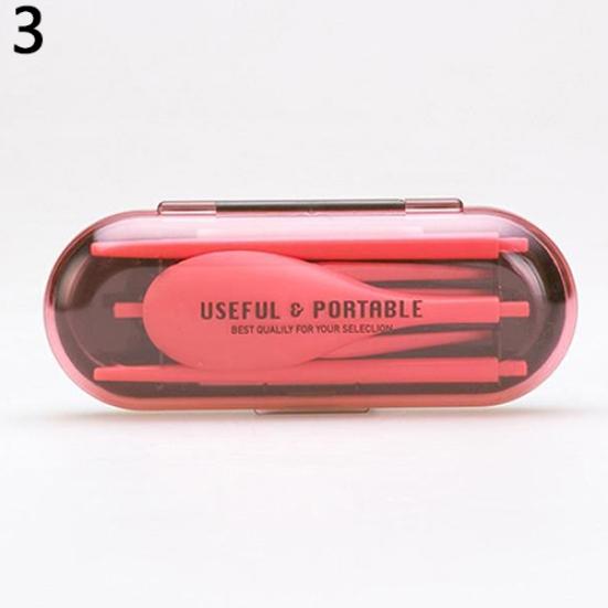 3 в 1 портативный складной набор ложек вилок палочек для еды столовых приборов для пикника и путешествий