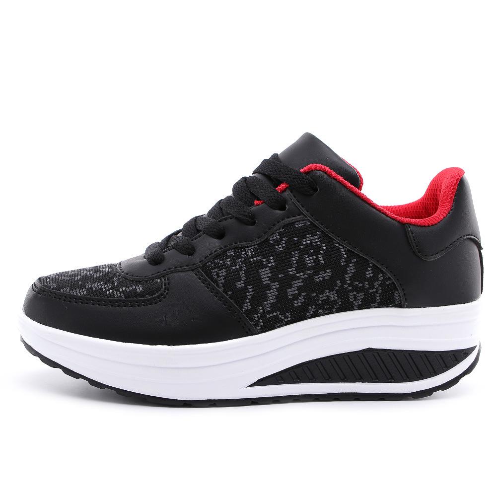 2025 весна и лето новые туфли-качалки женская обувь на платформе дорожная обувь женская обувь для бега большие размеры легкая повседневная обувь