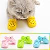 2Pcs/Set Pet Dog Sand Beach Shoes Anti Slip Waterproof Cat Shoe Rubber Boots for Outdoor Footwear Socks Dogs Cats Foot Cover