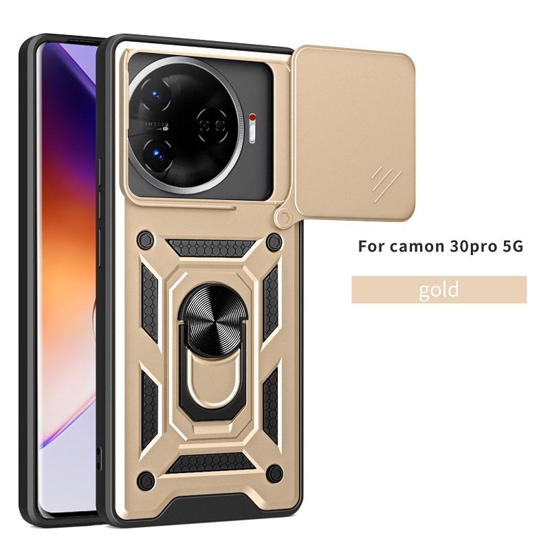 Роскошный откидной чехол для объектива камеры Tecno Camon 30 Pro 5G, противоударный бампер, устанавливаемый на автомобиль, магнитный чехол-подставка