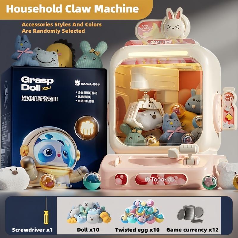 Мини Коготь Машина Детский Торговый Автомат Диспенсер Призов Игрушки Для Девочек Мальчиков С Подсветкой И Звуком Электронная Аркадная Игра