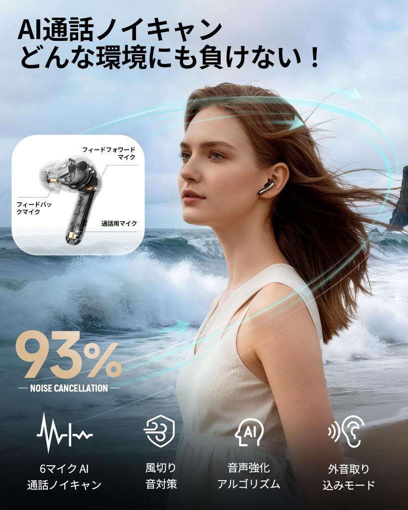Беспроводные наушники SOUNDPEATS Air5 Pro Plus с шумоподавлением MEMS, адаптивным Snapdragon Hybrid, захватом окружающего звука, низким уровнем задержки и водозащитой,