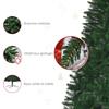 Artificial Christmas Tree 240cm H 1499 Branches, Needles, Imitation Nordmann Fir, Highly Realistic, Green