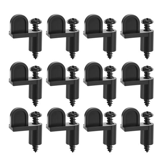 12/24/48 шт. Зажим для оконной сетки с винтами Крепит зимние оконные сетки Штормовые окна Штормовые панели Сетка для двери Смещенные оконные зажимы