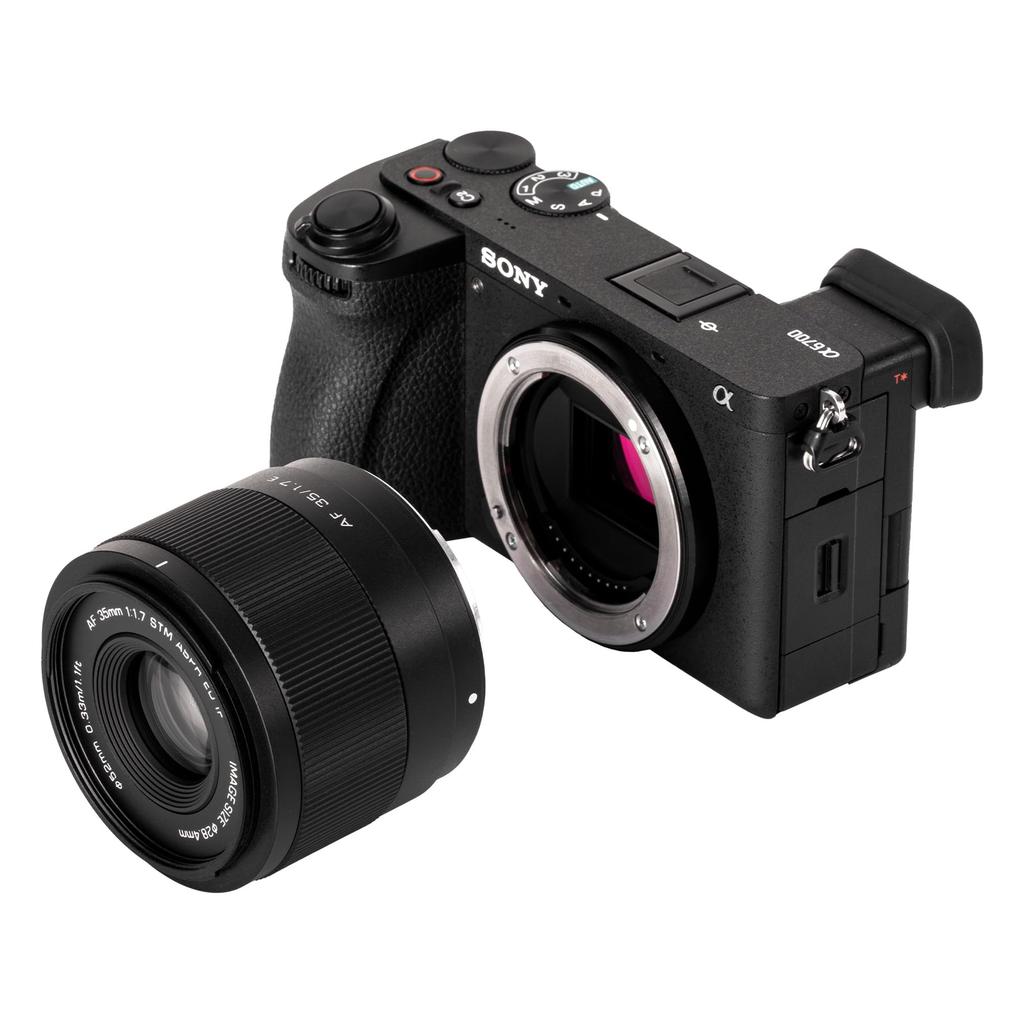 VILTROX AF 35mm Компактный и светосильный Объектив Sony со сменным байонетом E, Совместим с Sony и другими беззеркальными камерами, F1.7, Легкий, APS-C,