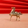 Brass War Horse Small Ornament Home Desktop Decoration Retro Pure Copper Horse Crafts Copper Figurines Enthusiasts Collect
