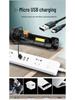 Сверхъяркий солнечный фонарик с Power Bank - Идеально для чрезвычайных ситуаций, использования на открытом воздухе, освещения при патрулировании