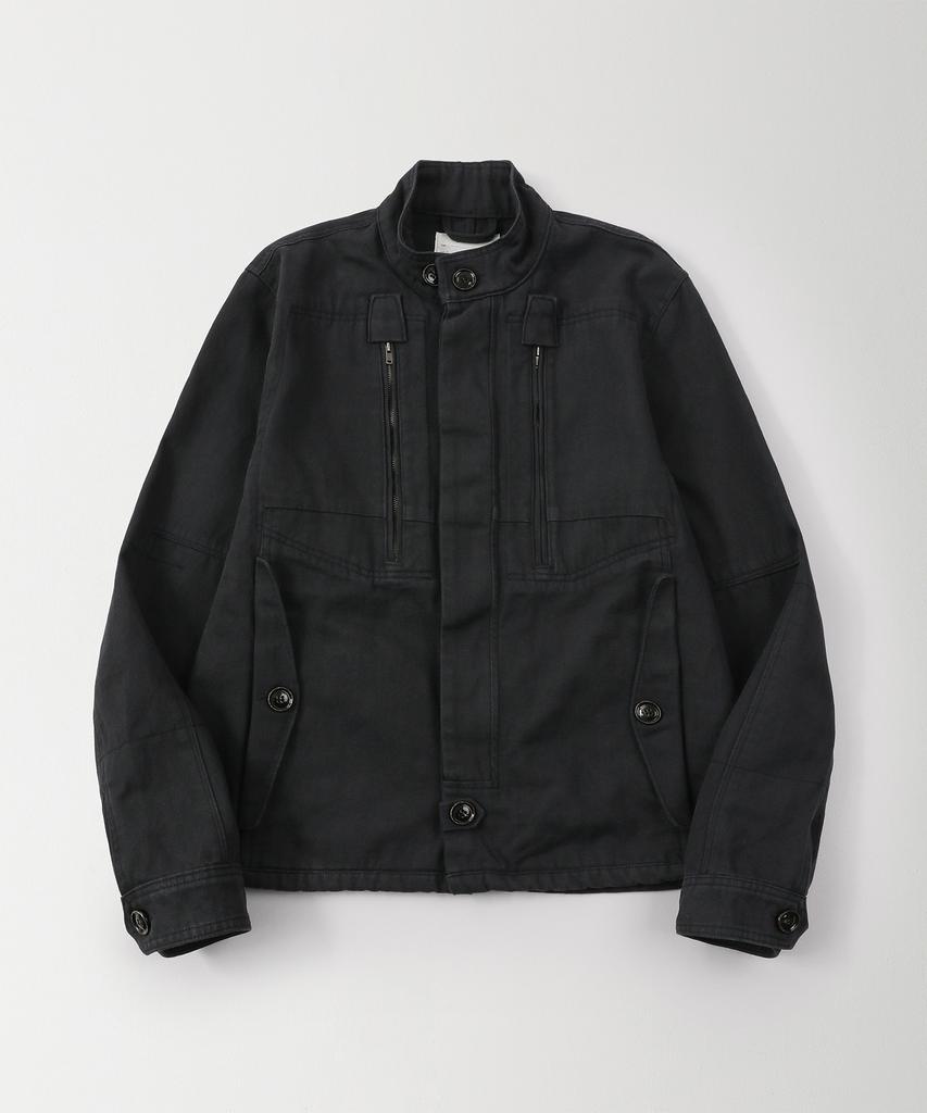 BLUESUNFLOWER Vintage Fade High-Neck Jacket_Ch