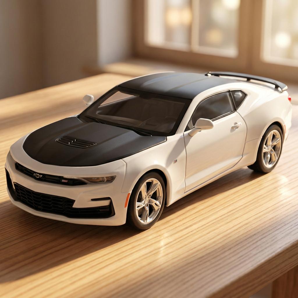 1:18 Chevrolet Camaro RS Supercar Alloy Metal Diecast Model Car Boy’s High Simulation Miniature Holiday Present And Home Trendy