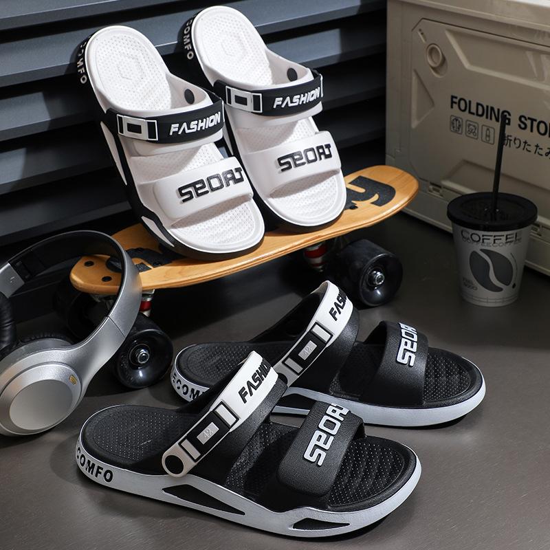 Сандалии мужские 2025 летние повседневные на толстой подошве двойного назначения пляжные классные тапочки мужские спортивные Вьетнамские классные тапочки мужские