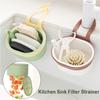 Openable Bottom Kitchen Sink Filter Strainer Separate Sink Storage Rack Sink Hanging Drain Basket