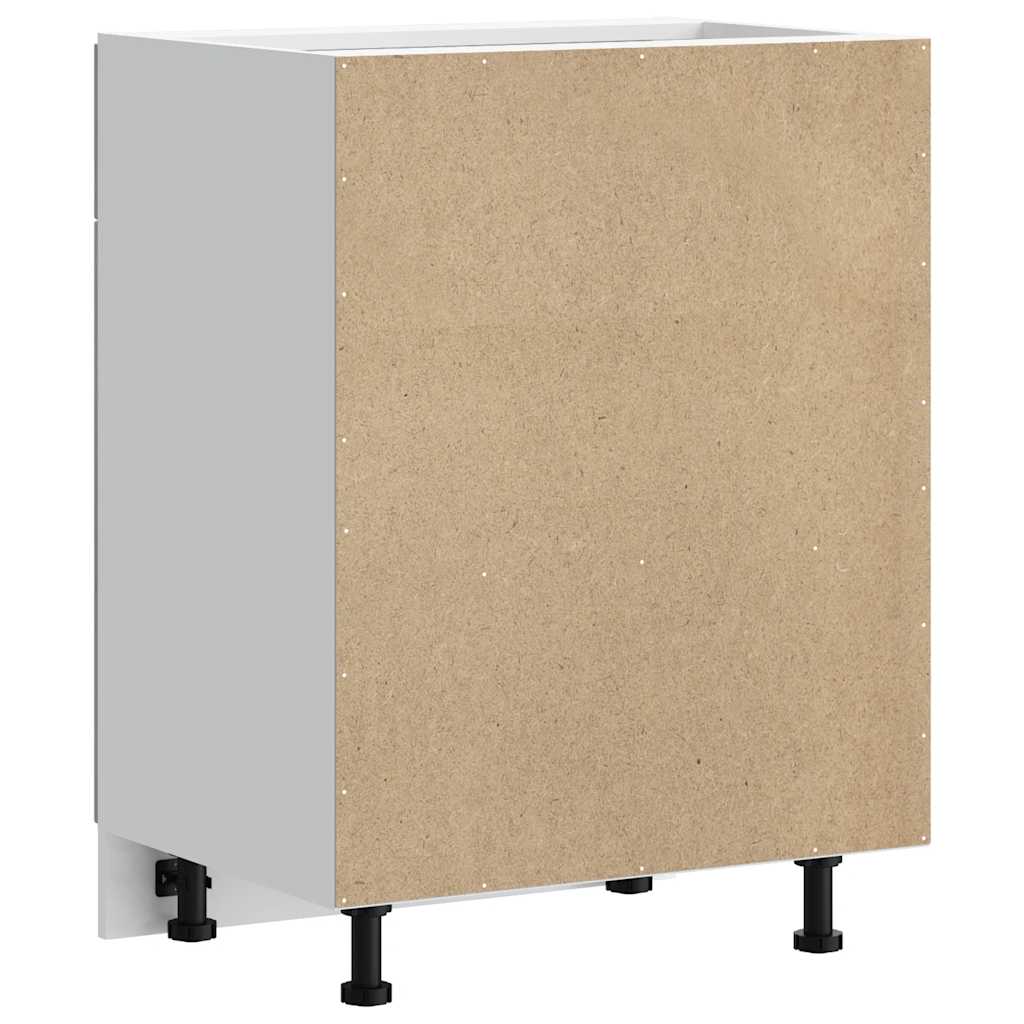 Porto Kitchen Base Cabinet Concrete Grey Particleboard