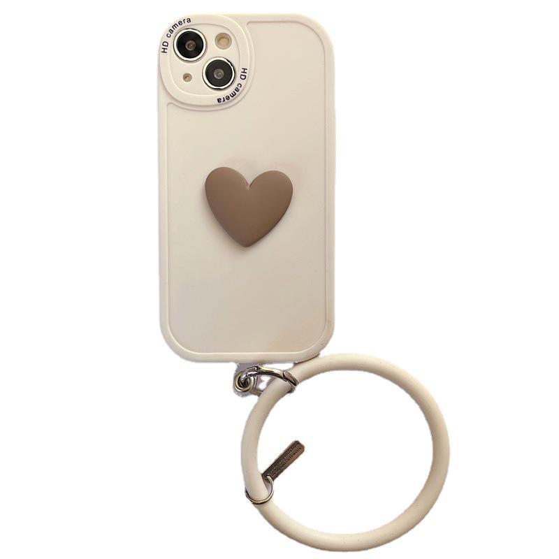 Мягкий силиконовый чехол с матовым покрытием и кольцом для руки для Apple 13Promax, 11, 12 и 8plus.