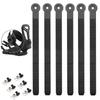 Universal Snowboard Ankle Ladder Strap Binding Replacement Sturdy Simple Installation Ankle Strap Snowboard Binding Parts 2Pcs/4Pcs/6Pcs/8Pcs/10Pcs