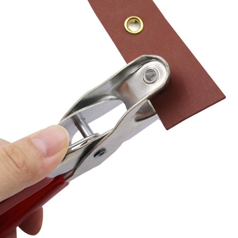 Heavy Duty Carbon Steel Leather Hole Puncher Pliers Ergonomic HandleFor Belt Making Paper Metal Grommet Installation