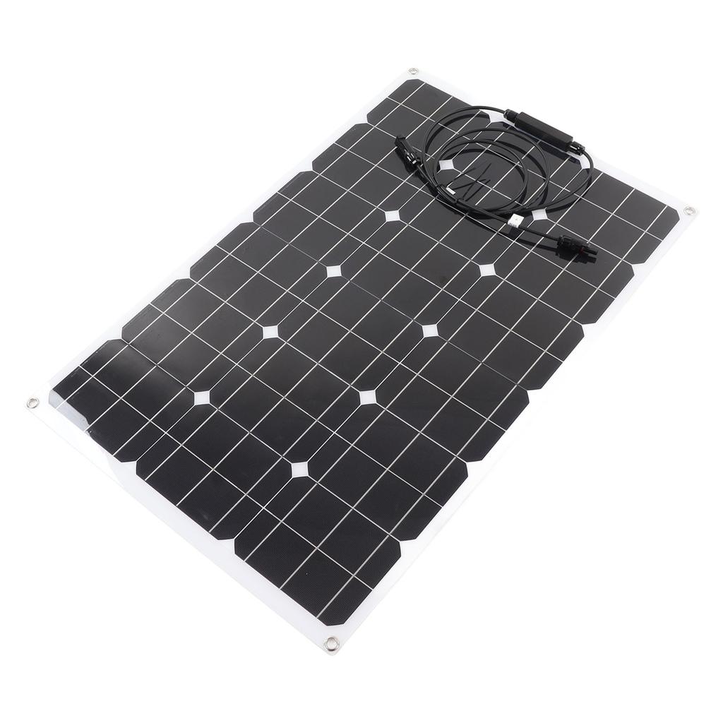 Flexible Solar Panel High Efficiency Monocrystalline Lightweight Solar Charger Panel for Outdoor RV