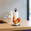 Paper Towel Holder Freestanding Fits Jumbo Rolls Rustic Farmhouse for Kitchen
