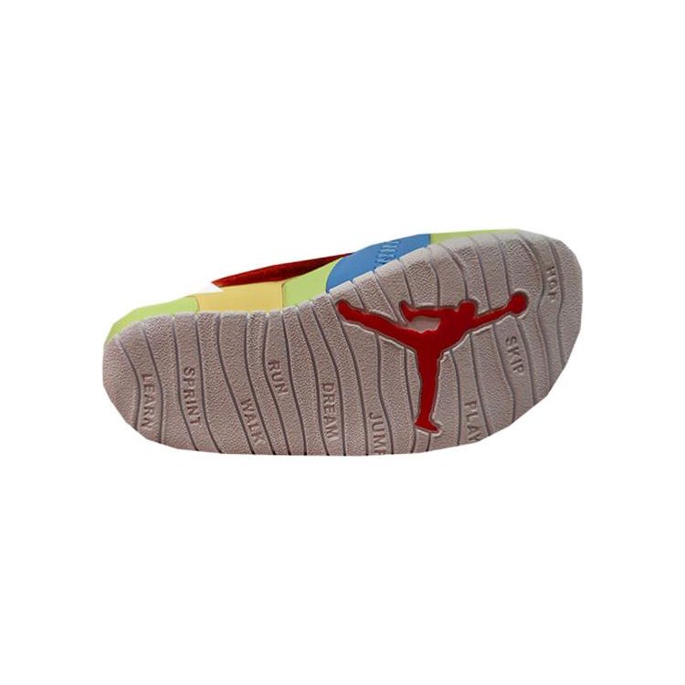 Air Jordan Flare TD Синий Зеленый Желтый CI7850-400