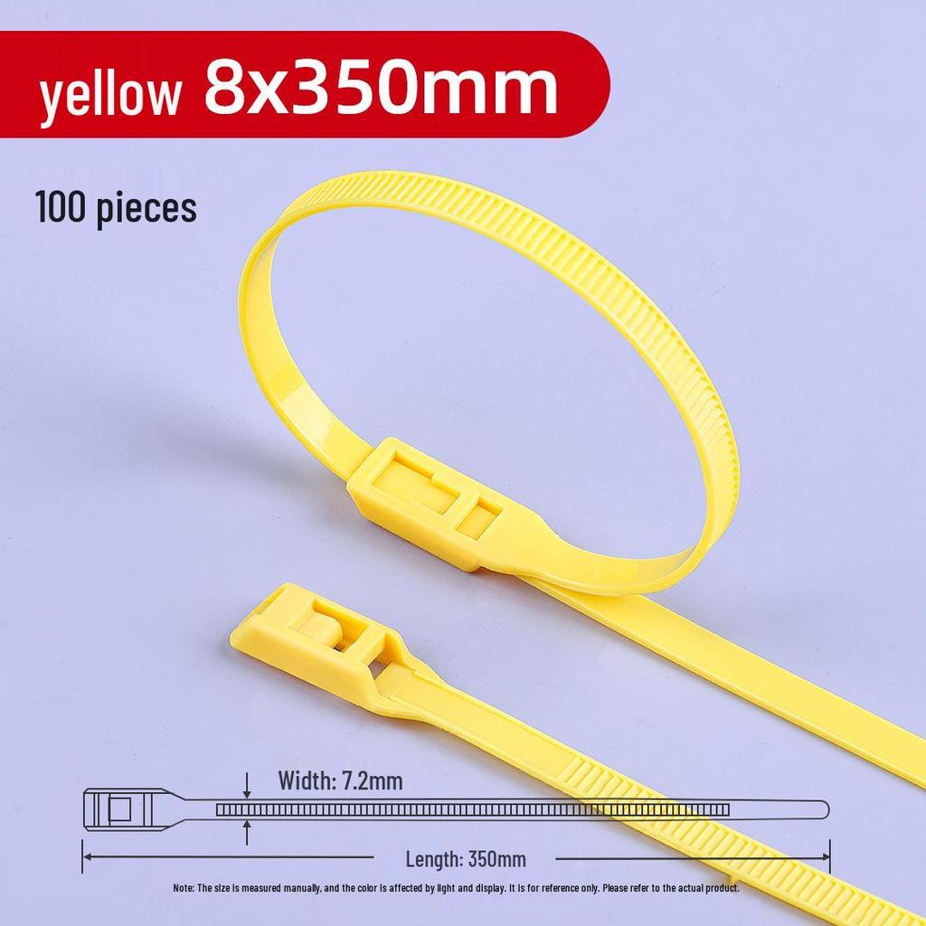 Нейлоновая самозатягивающаяся кабельная стяжка Naughty Castle для детского парка (8x350x400) - Особый цвет