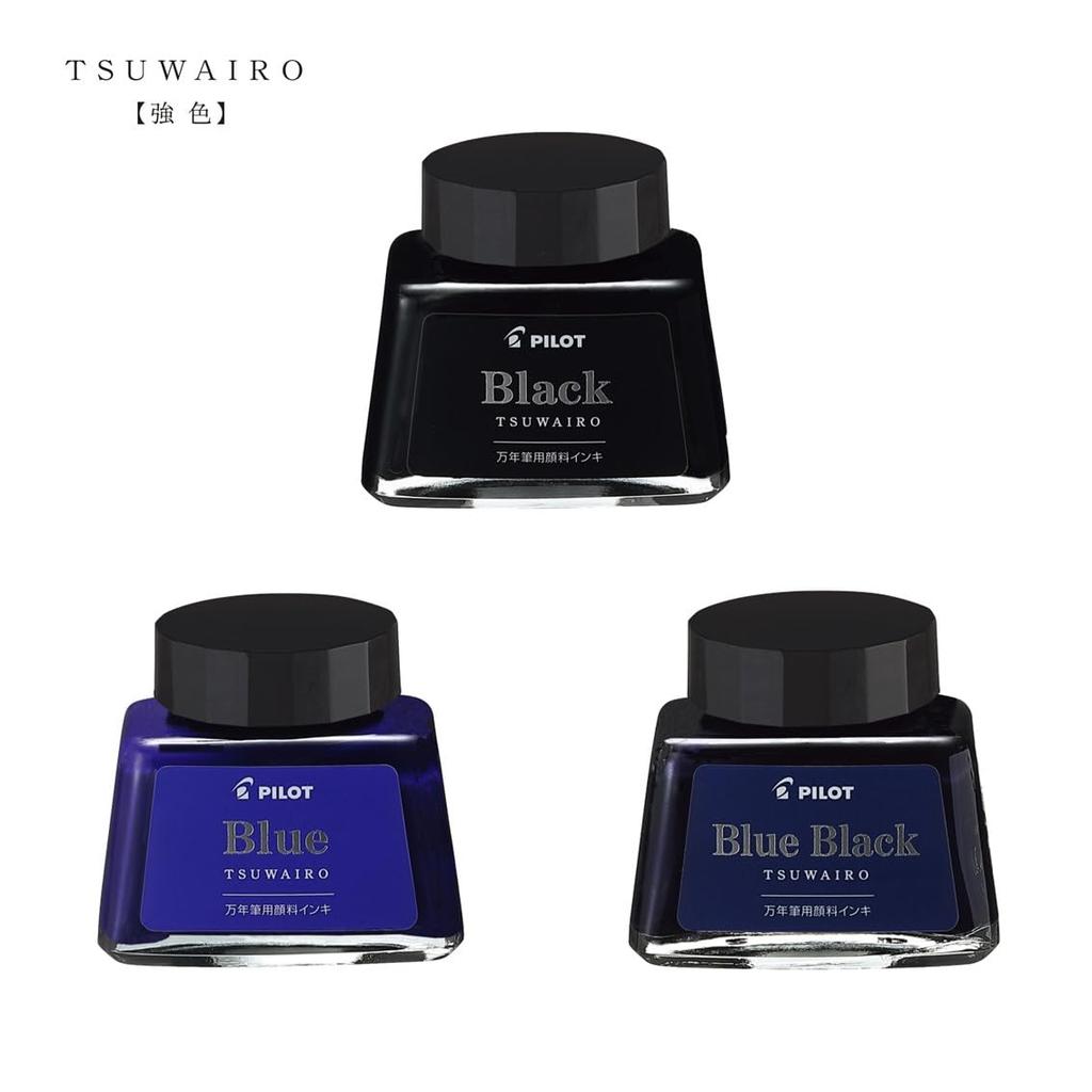 Pilot Tsuya-iro Pigment Ink, Black, 30ml, INK30TWB