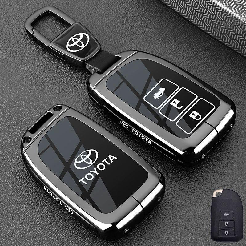 svagd6 Compatible with Toyota Alphard Key Cover for Noah, Sienna, Sienta, Superb, Voxy, Tundra, Sequoia, and Truck Car Bag Buckle Shell