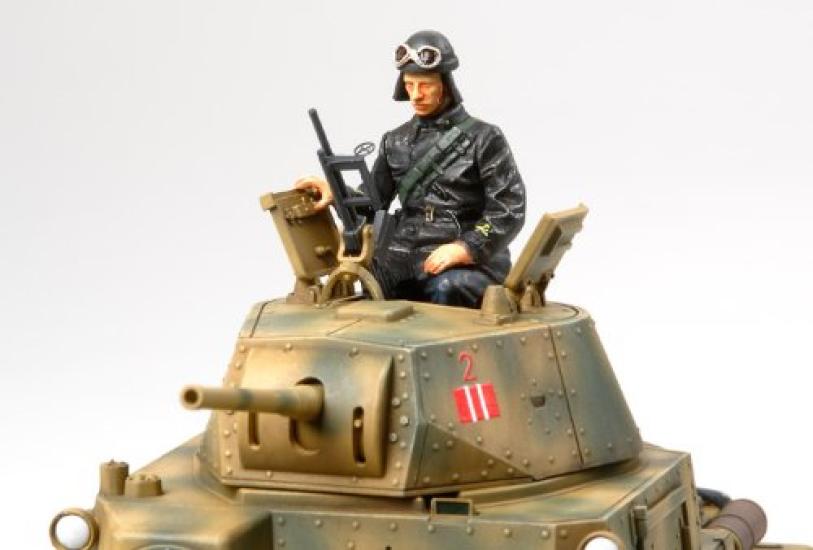 Tamiya Военно-миниатюрная серия 296 Итальянский армейский средний танк Carlo Armato Пластиковая модель 35296 1/35 №. M13/40