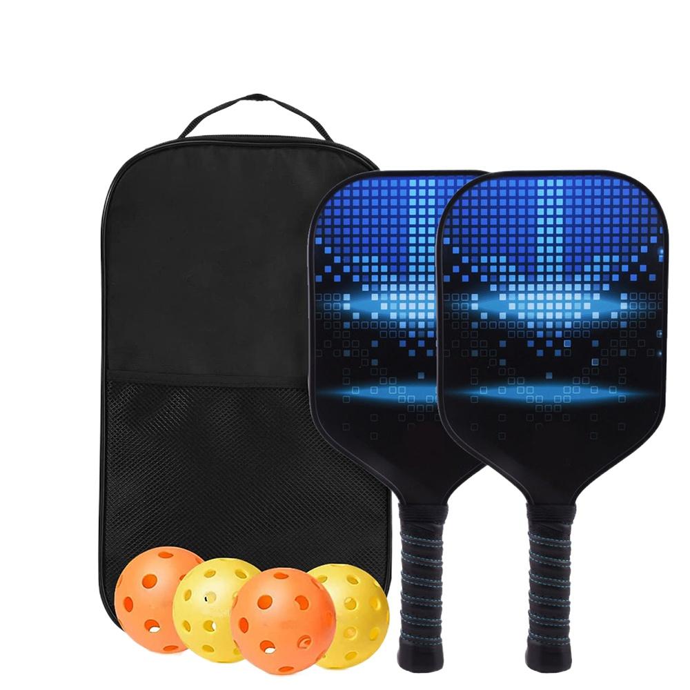 Pickleball Paddles Approved Set Rackets Honeycomb Core 4 Balls Portable Racquet Cover Bag Gift Kit Indoor Outdoor