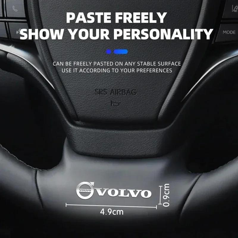 Для Volvo XC90 V90 V60 XC60 V40 S80 S60 S90 C40 XC40 V70 XC70 C30 Новый Автомобильный Металлический Значок Наклейки на Стеклоочистители Светоотражающие Декоративные Наклейки