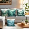 Quiet Natural Scenery Patterns Pillowcase 18 X 18 Inch Pillow Covers Throw Pillows Cushion Cases For Home Car Sofa 1pcs