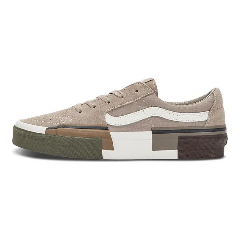 Vans Sk8 Нескользящие низкие кеды для скейтбординга Унисекс Кроссовки Коричневые VN000CRNCH8