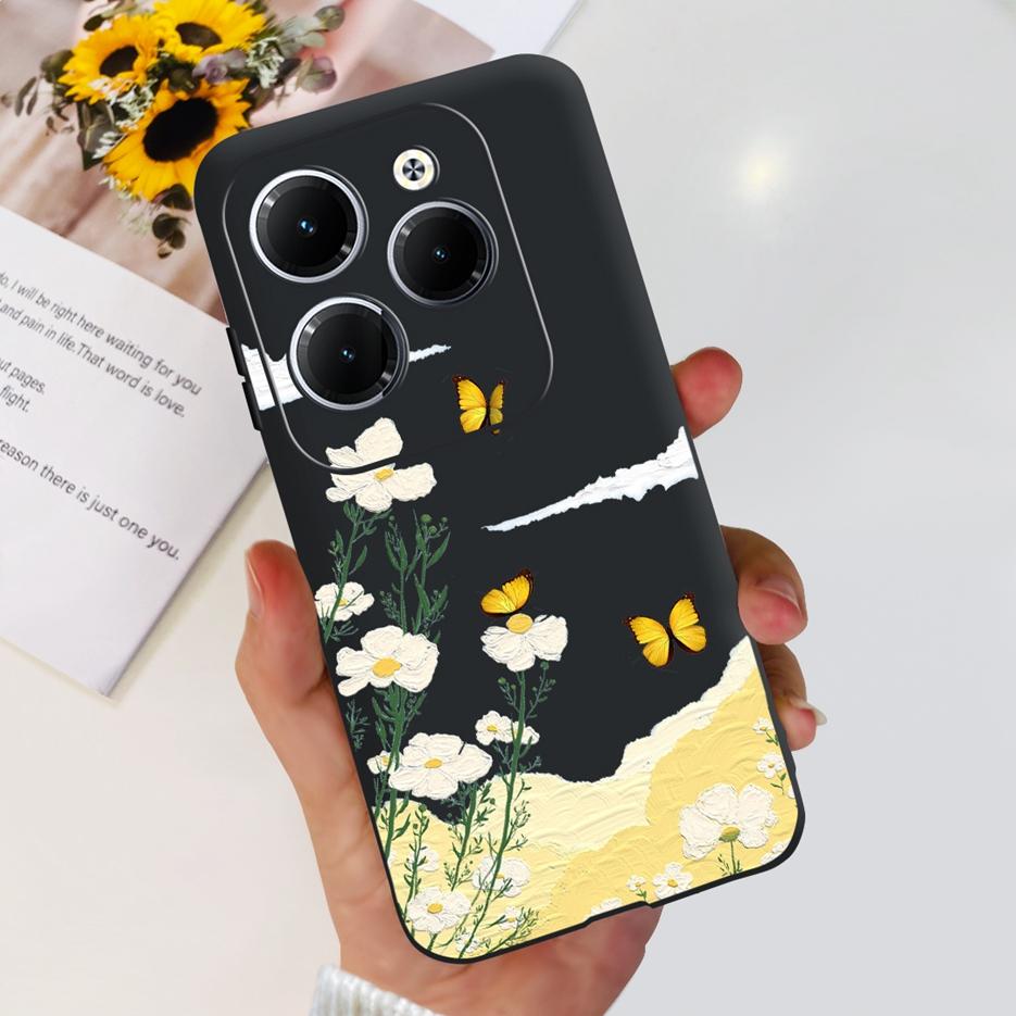 Чехол для Infinix Hot 40 Pro X6837 Милый Модный Чехол Мягкий Силиконовый Чехол для Телефона Для Infinix Hot 40i Hot40 Pro Hot40i Чехлы Бампер