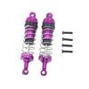 2 Packs Adjustable RC Car Oil Shocks Metal Shock Absorbers for 124018 124019 144001 Spare Parts