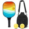Carbon Fiber Pickleball Paddle With Shoulder Carry Bag Set Outdoor Sports Training Recreational Play