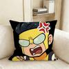 IInvincibleS CChibis Various Sizes Square Pillow Case For Car Home Bedchamber Decor