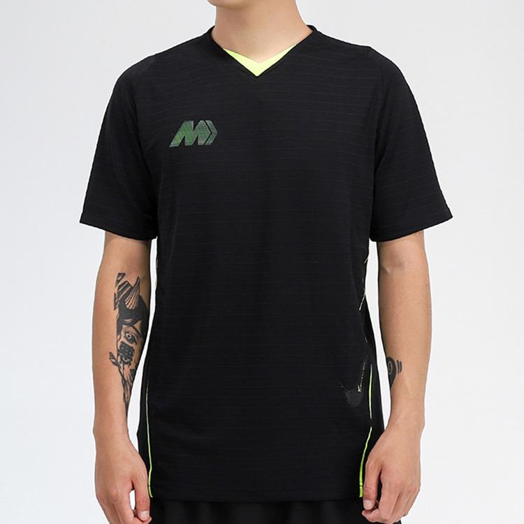 Nike Футболки Мужские Черные С V-образным Вырезом Тонкие Прямого Кроя CK5604-010