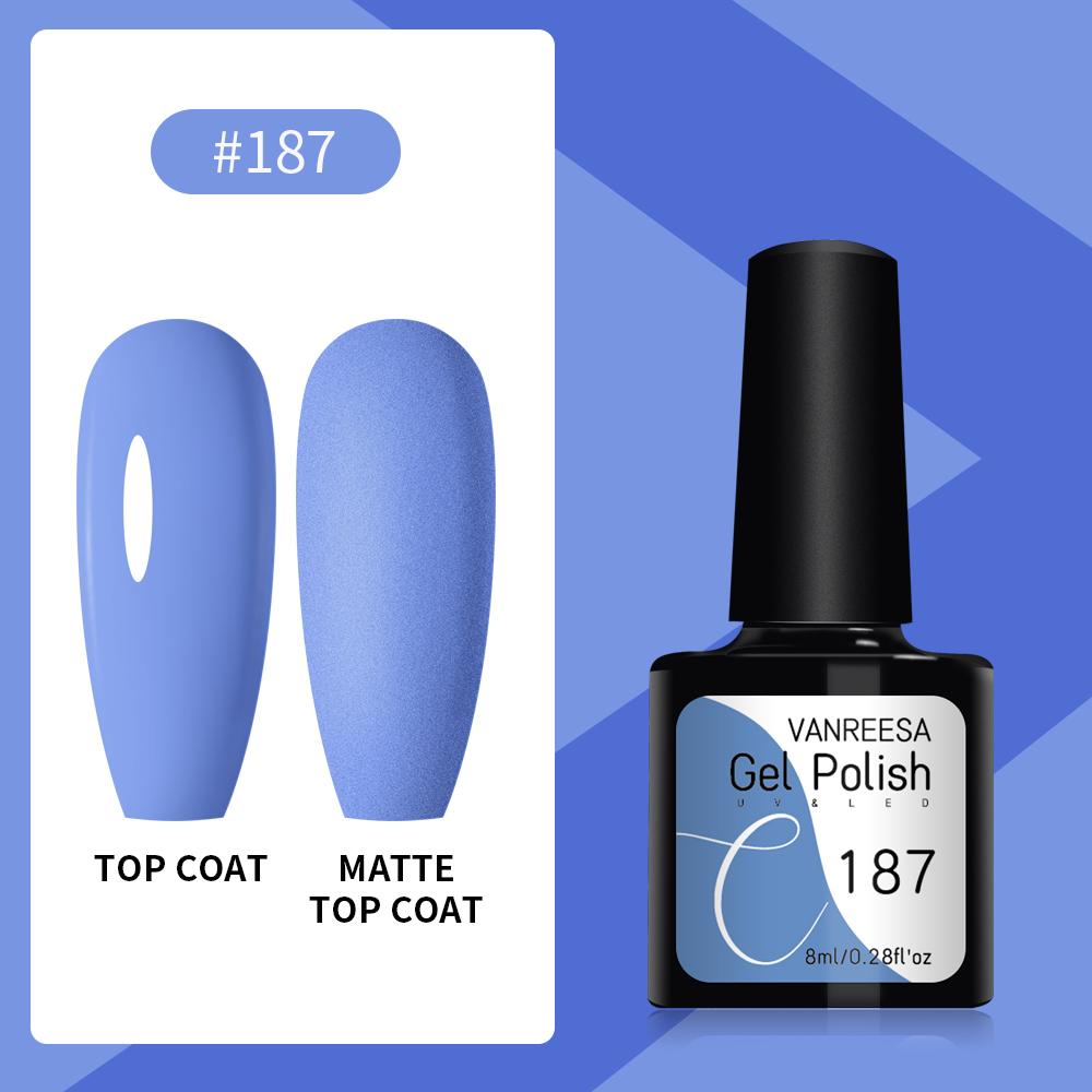 VANREESA Набор гелей для ногтей 111 цветов Гель-лак для ногтей Soak Off Базовое покрытие Верхнее покрытие Маникюр для ногтей УФ-светодиодный полуперманентный лак Стойкий гель для дизайна ногтей