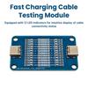 Двухголовочный кабель Type-C для быстрой зарядки, модуль обнаружения, кабель Type C на Type C, тестер целостности, тестер кабеля USB-C 24 pin