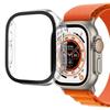 Case Compatible with Apple Watch ULTRA 2 49 Mm - Hard Protective Case Transparent Tempered Glass Screen Phonillico®