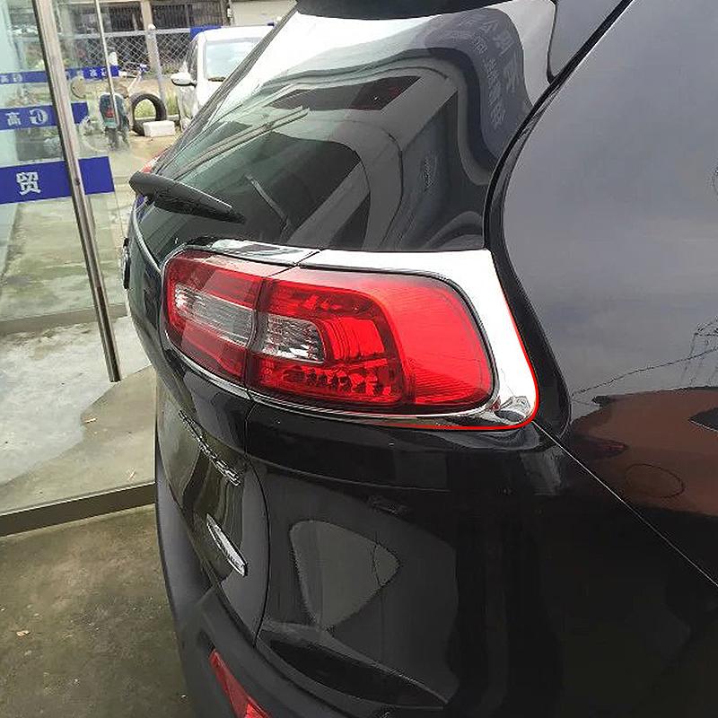 Для Jeep Cherokee KL 2014 2015 2016 2017 2018 ABS задний фонарь автомобиля накладка для бровей и век