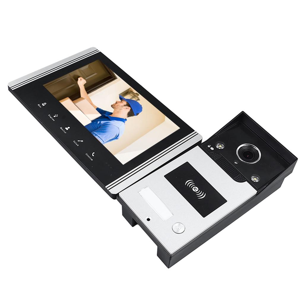 Домашний видеодомофон с HD-дисплеем и двухсторонней связью IP65 Водонепроницаемый датчик движения Сигнализация Дверной глазок
