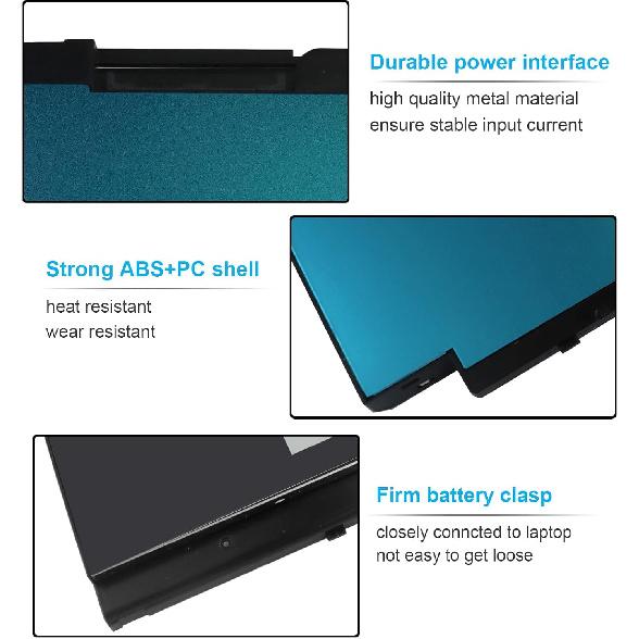 Аккумулятор для ноутбука Emanjor 95 Втч Тип PKWVM 11,4 В Замена для Dell Precision 7550 7560 7750 7760 P93F P93F001 P93F002 P44E P44E001 P44E002 453-BBCQ