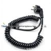 European Standard 3-Core Retractable Spring Extension Power Cord with Plug Socket