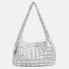 Air Down Cotton Bag, Bubble Cloud Bag, Pleated Diamond-shaped Single-shoulder Bag, Versatile Crossbody Bag