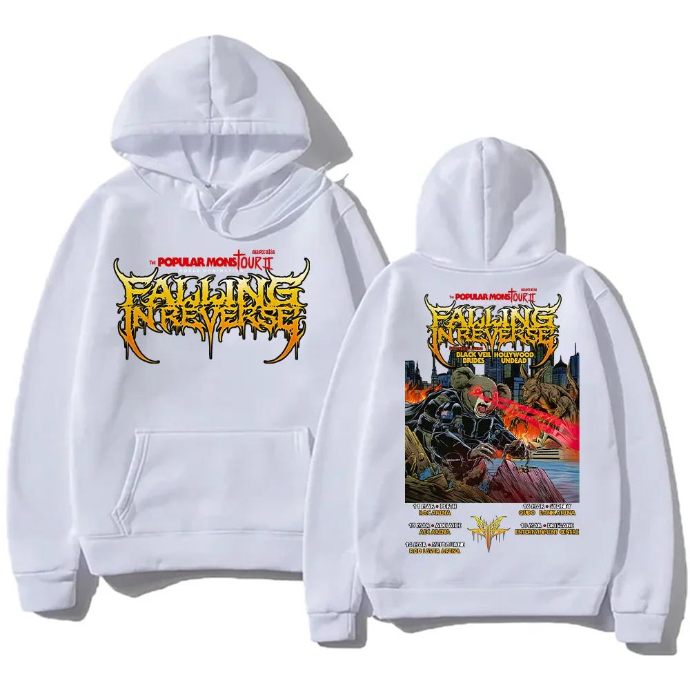 2025 Popular Mons Tour II World Domination Hoodies Back Sports Shirts Men's and Women's Autumn High Street Warm Hoodies