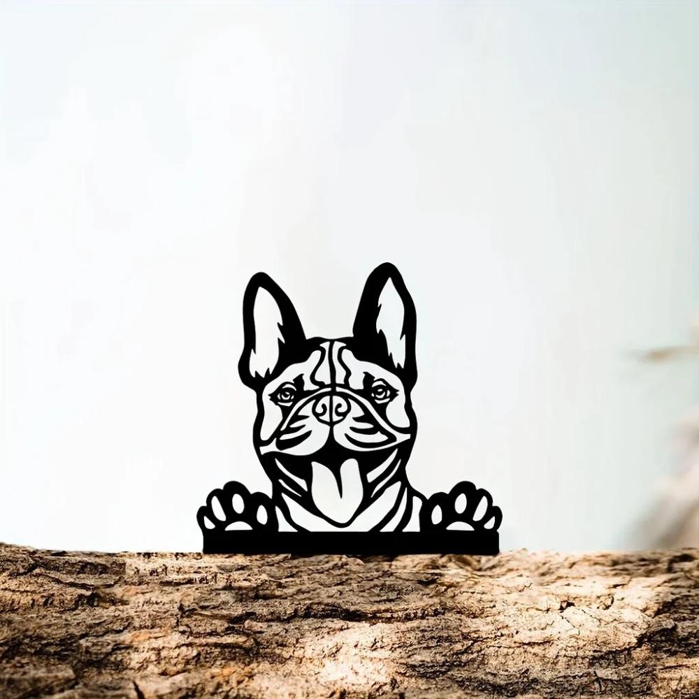 1 шт. Металлический садовый колышек Ultimate Dog Steel Silhouette - идеальное украшение на открытом воздухе и подарок на день рождения