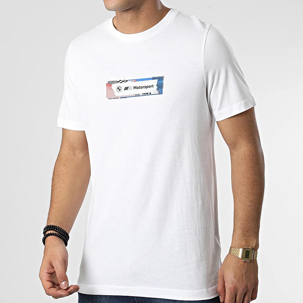 Puma FB BMW MMS Stat Tee White [539650 02] r.S